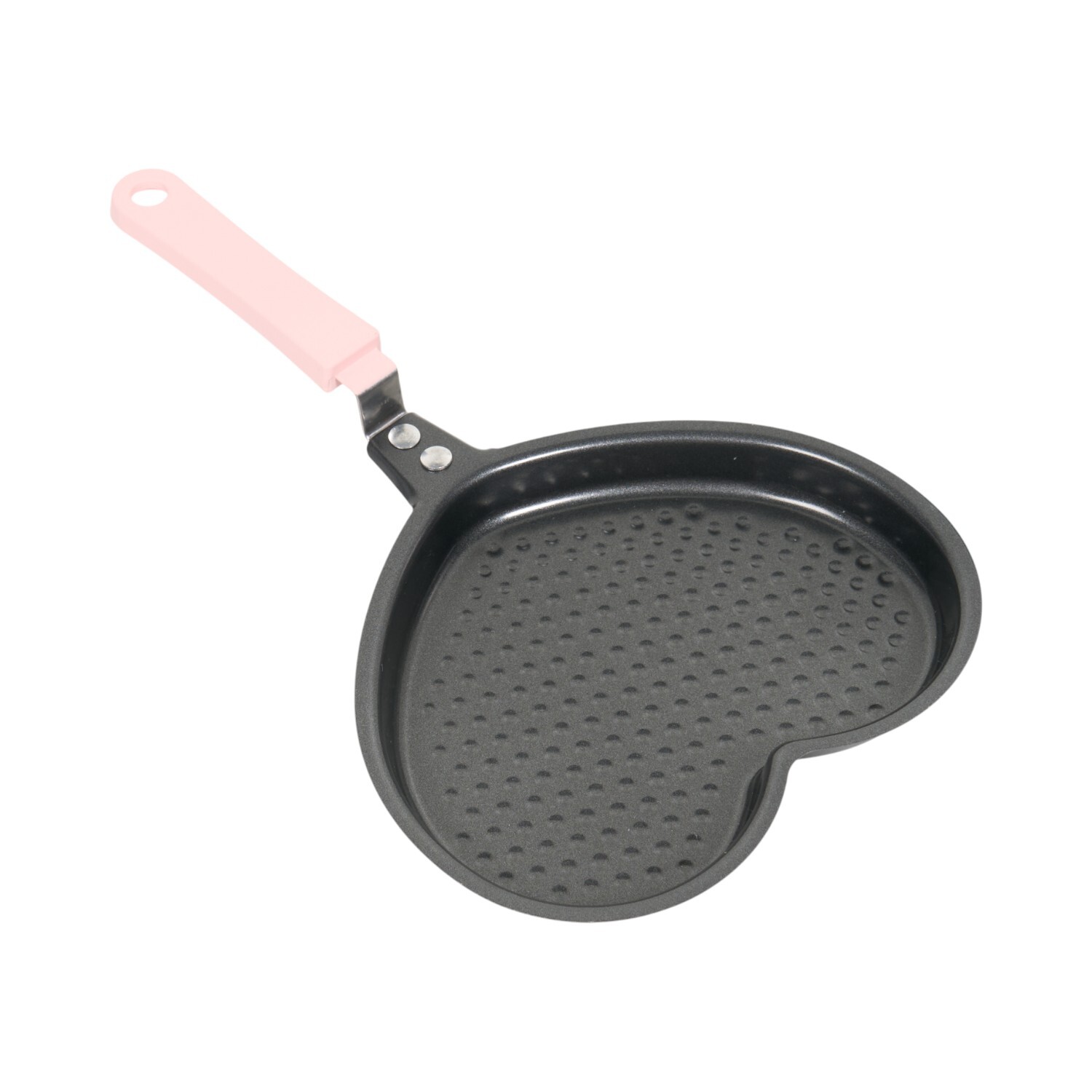 Heart Shaped Frying Pan Black Image 2