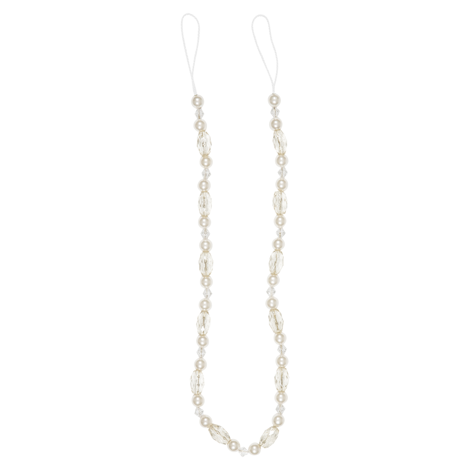 Alicante Cream Beaded Curtain Tieback Image