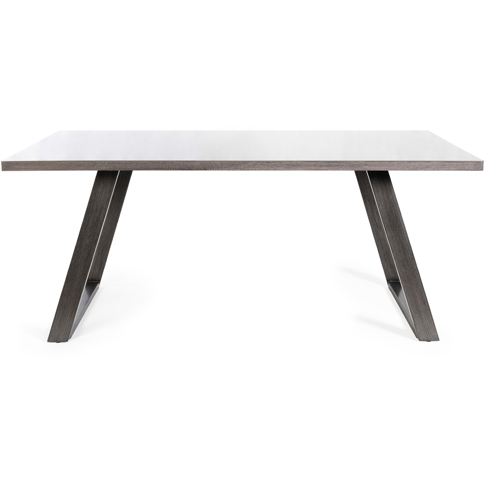 Bentley Designs Hirst 6 Seater Grey Painted Dining Table Image 3