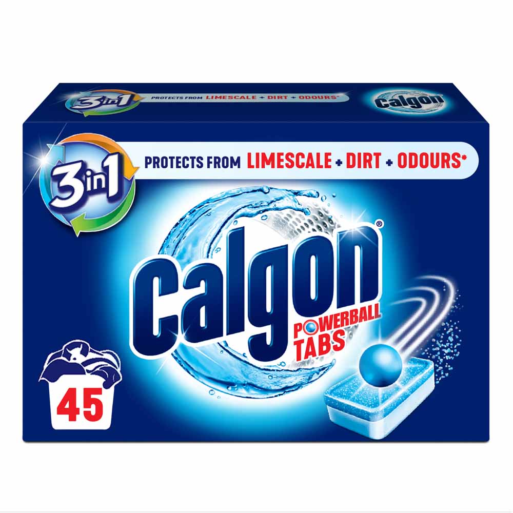 Calgon 3 in 1 Water Softener Powerball Tablets 45 Tablets Case of 5 Image 3