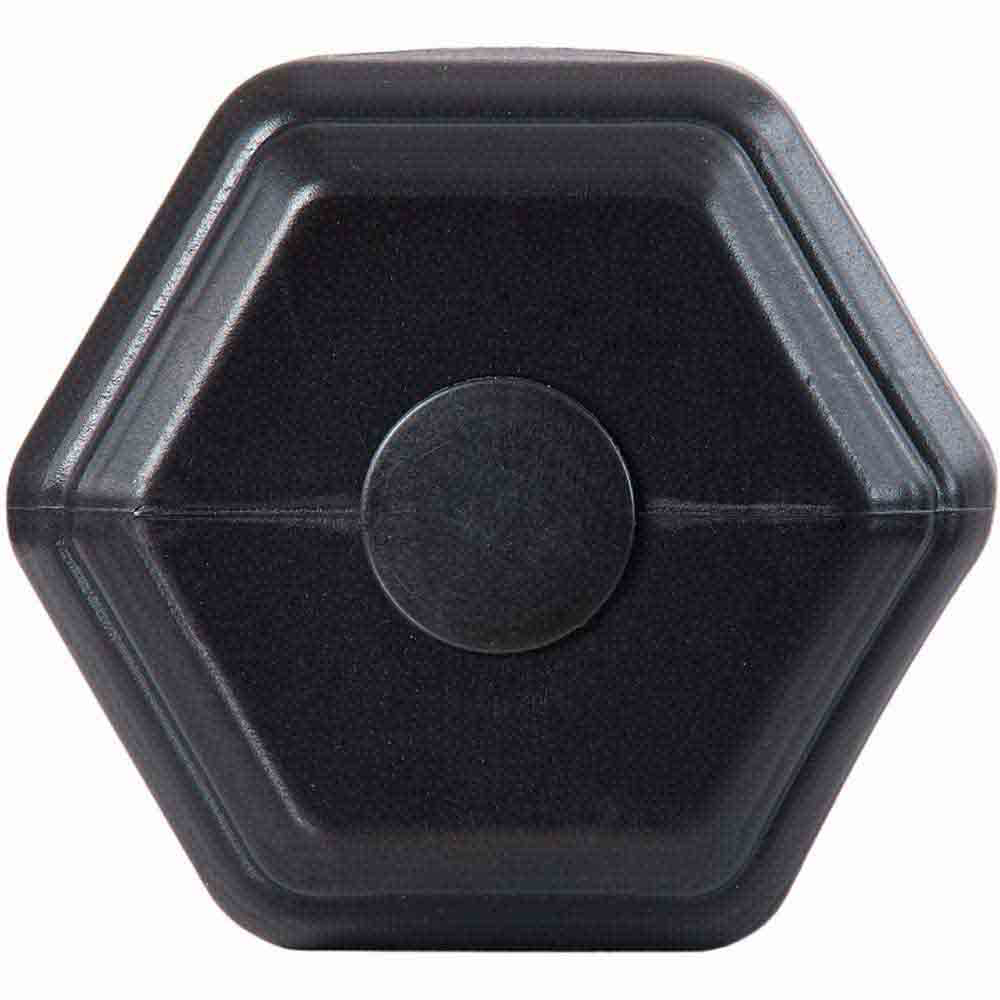 H&O Direct Black Hexagonal Dumbbell with Non-Slip Grip 3kg 2 Pack Image 5