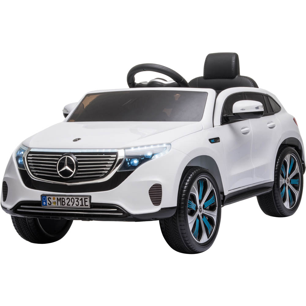 Tommy Toys Mercedes Benz EQC 400 Kids Ride On Electric Car White 12V Image 1