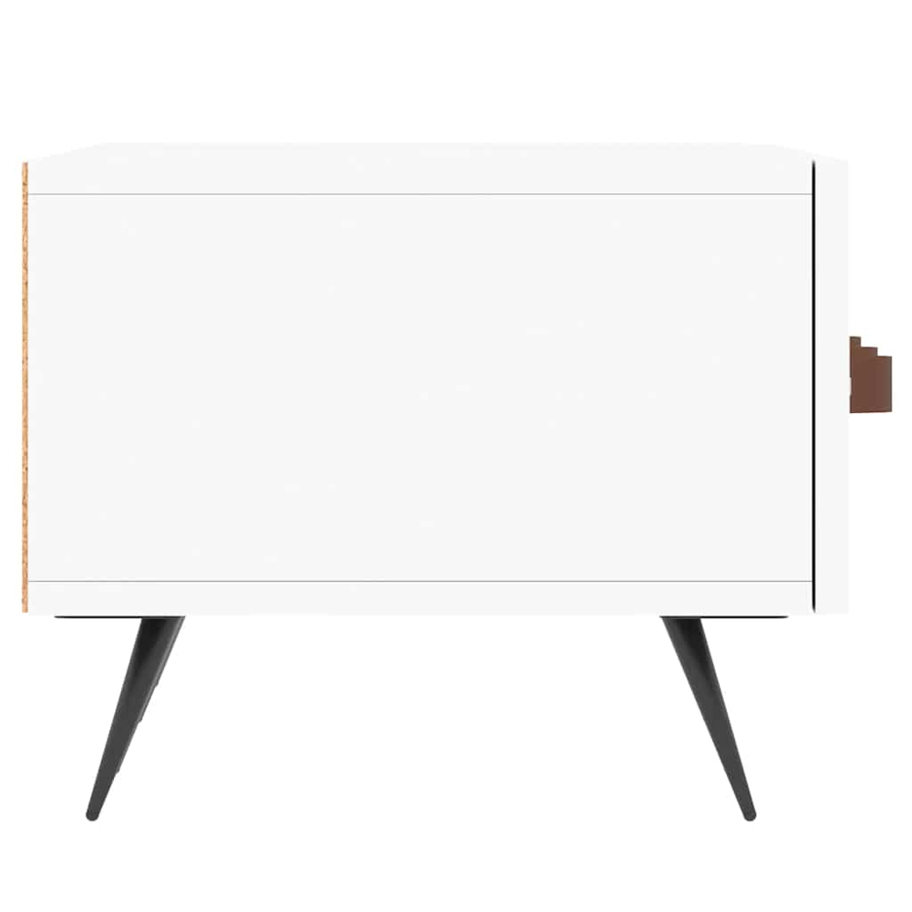 vidaXL 3 Drawer White TV Cabinet Image 7