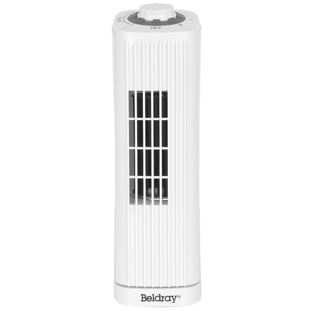 Beldray White Mini Tower Fan 14 inch Wilko