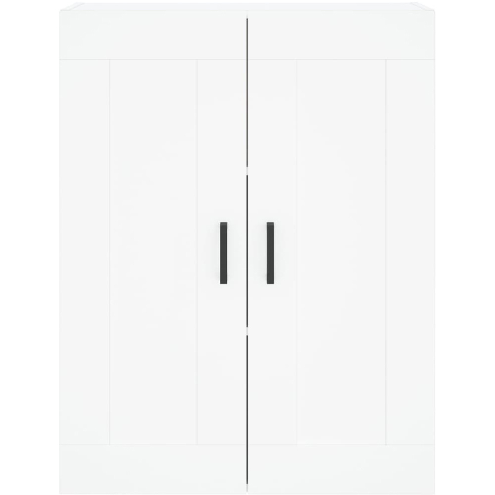 vidaXL 4 Door 6 Shelf White Highboard with Metal Legs Image 6