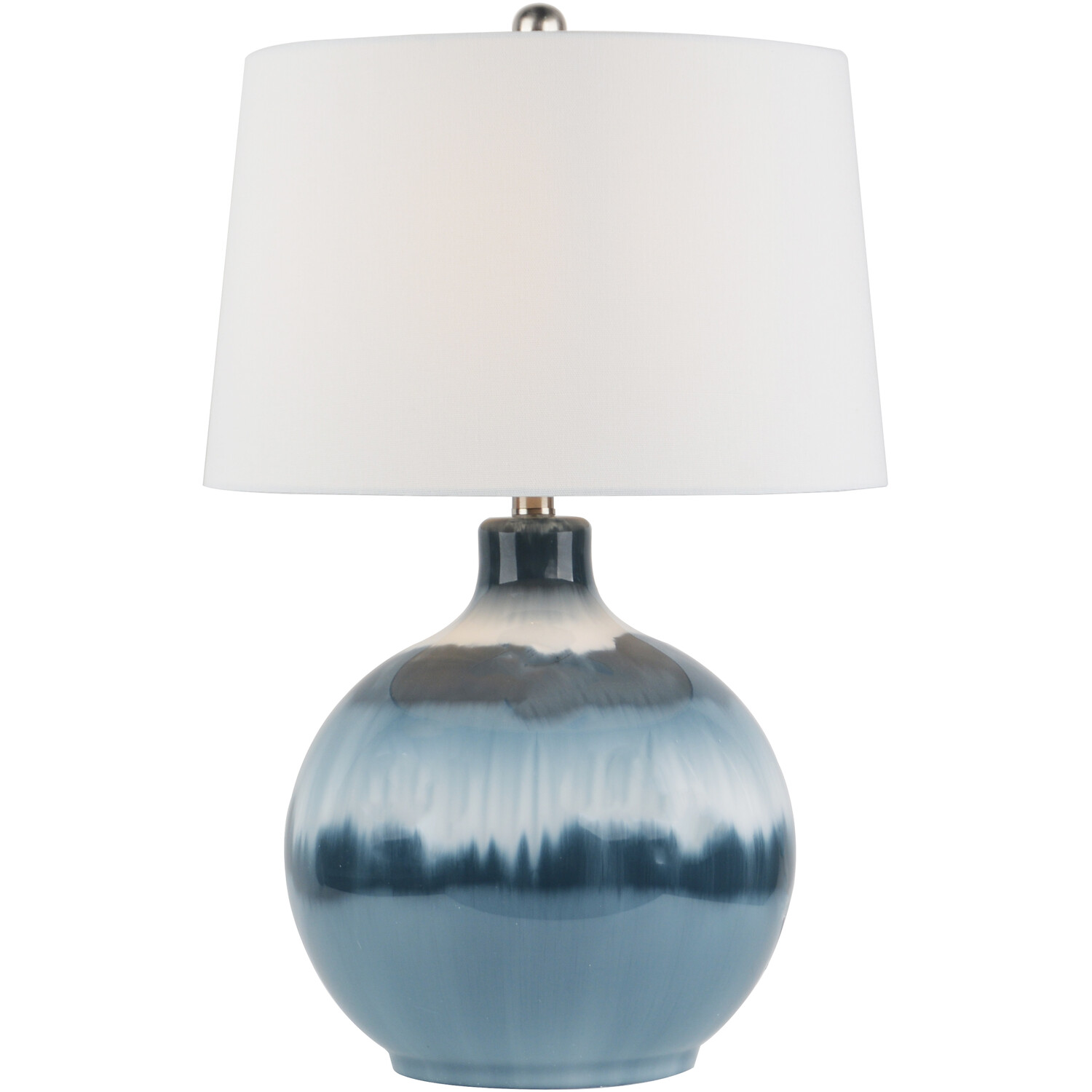 Pearl Table Lamp Blue and White Image