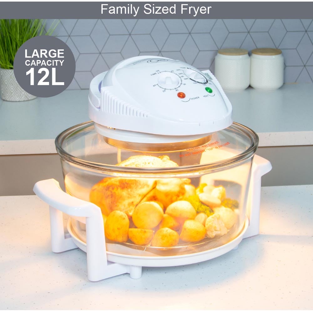 Quest White Multi-Function 12L Halogen Air Fryer Oven 1400W Image 4