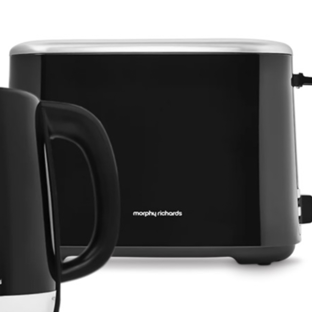 Morphy Richards Equip Black Kettle and Toaster Set Image 3