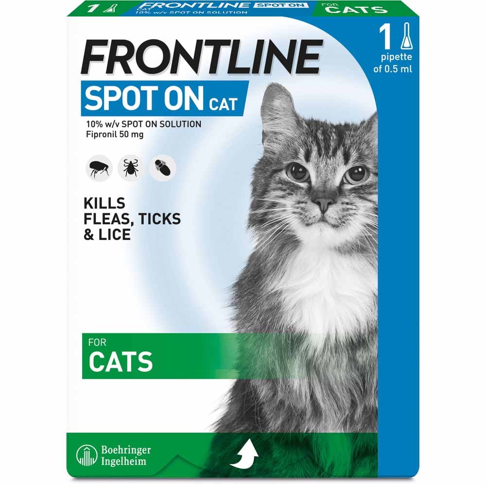 Frontline Spot On Flea and Tick Cat 1 Pack Image 1