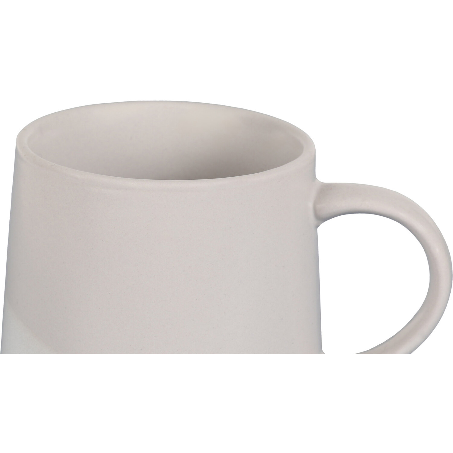 Two-Tone Stoneware Mug - Grey Image 3