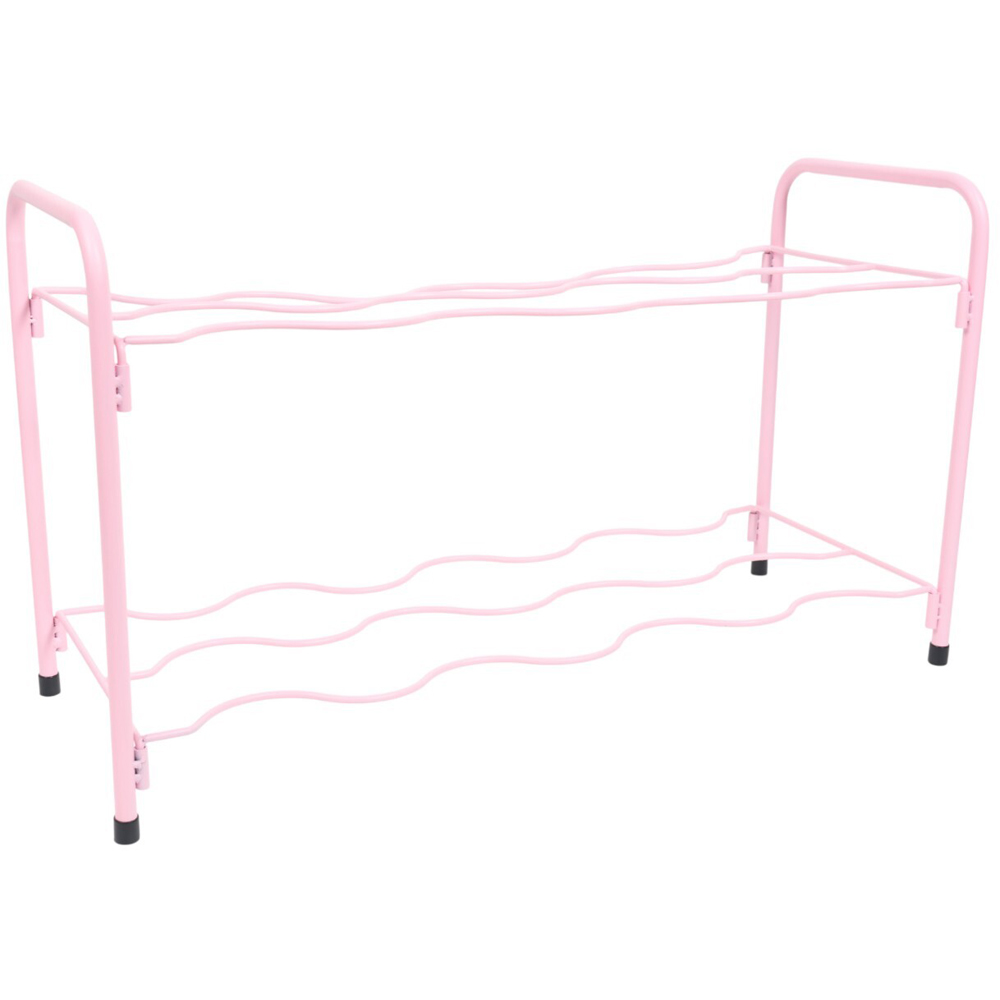 Wavy 2 Tier Shoe Rack Image 4