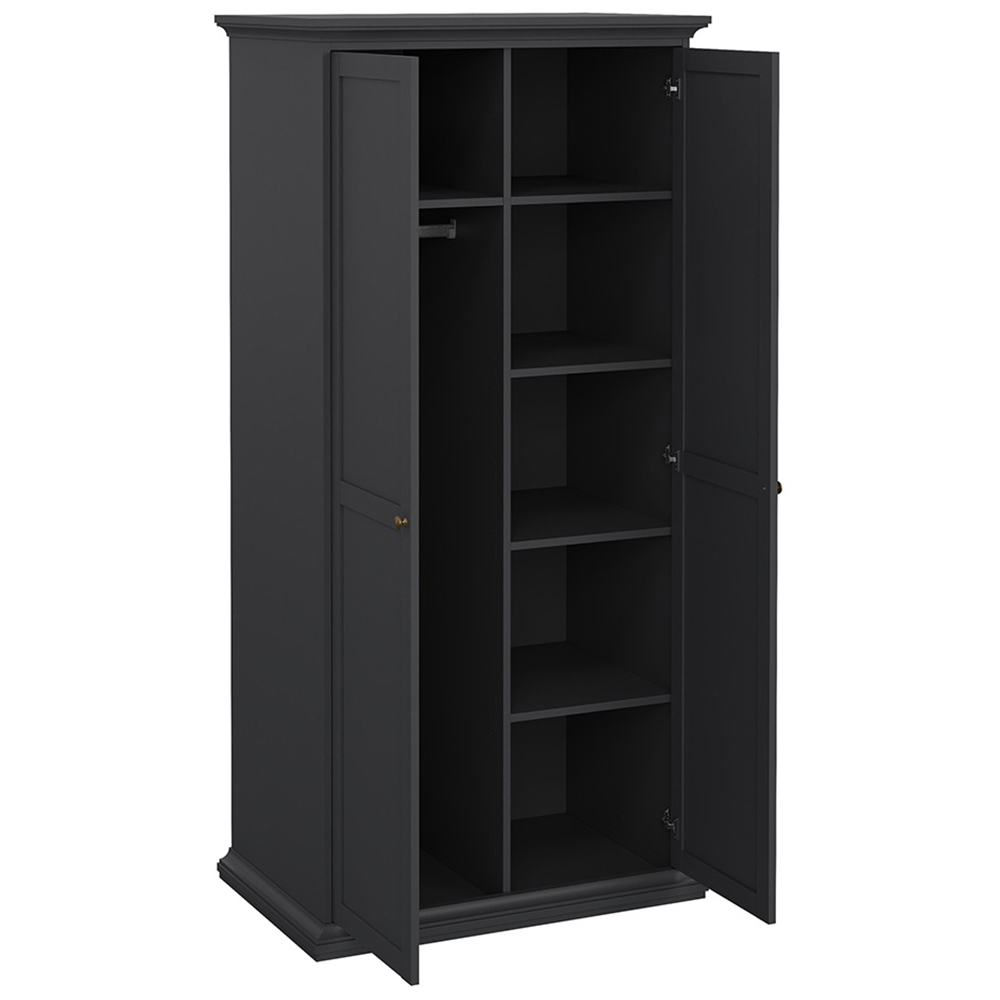 Florence Paris Matt Grey 3 Piece Bedroom Furniture Set Image 3