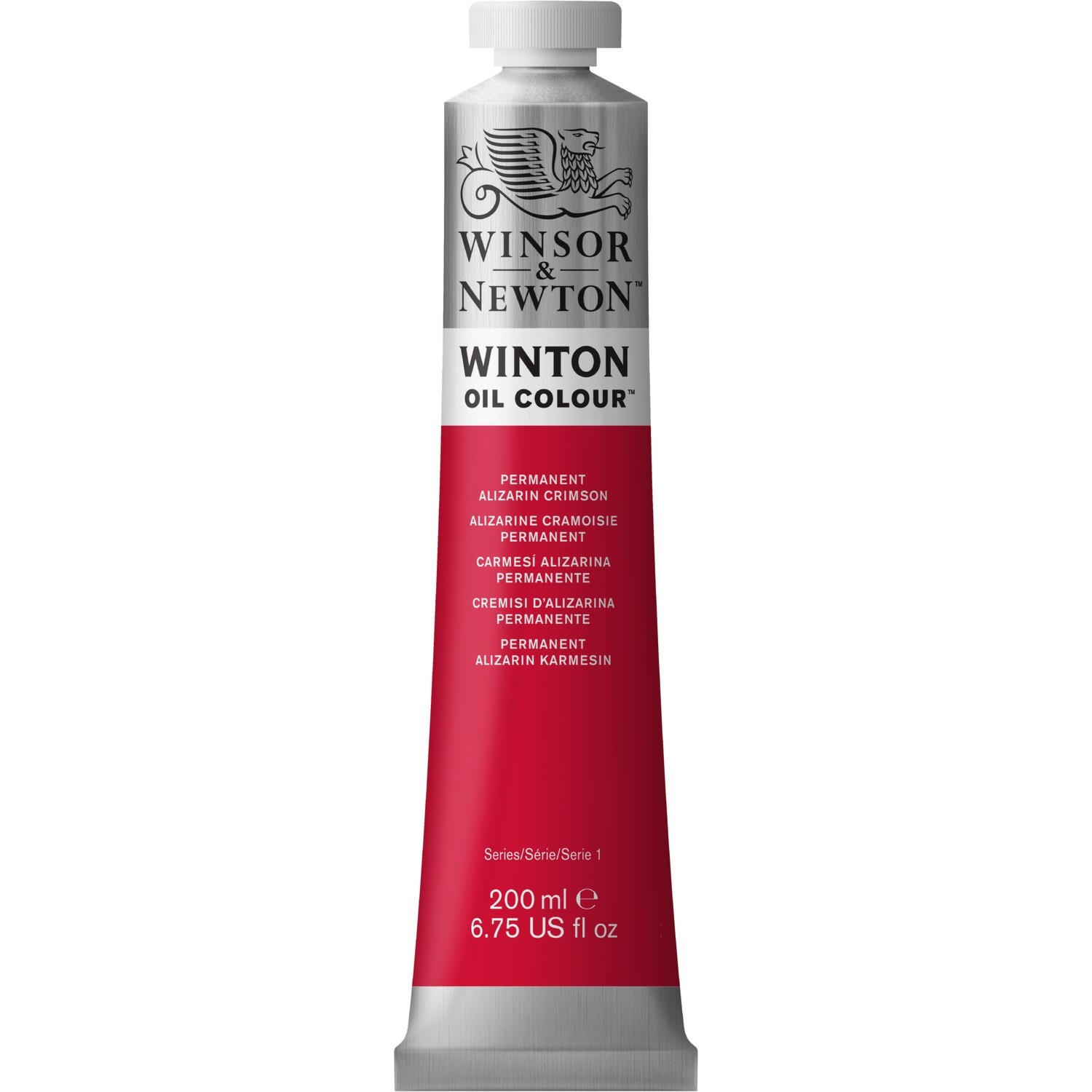 Winsor and Newton 200ml Winton Oil Colours - Alizarin crimson Image 1