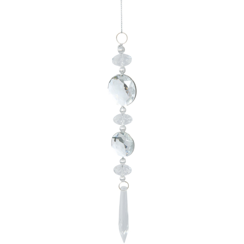 Jewelled Droplet Silver Image 1