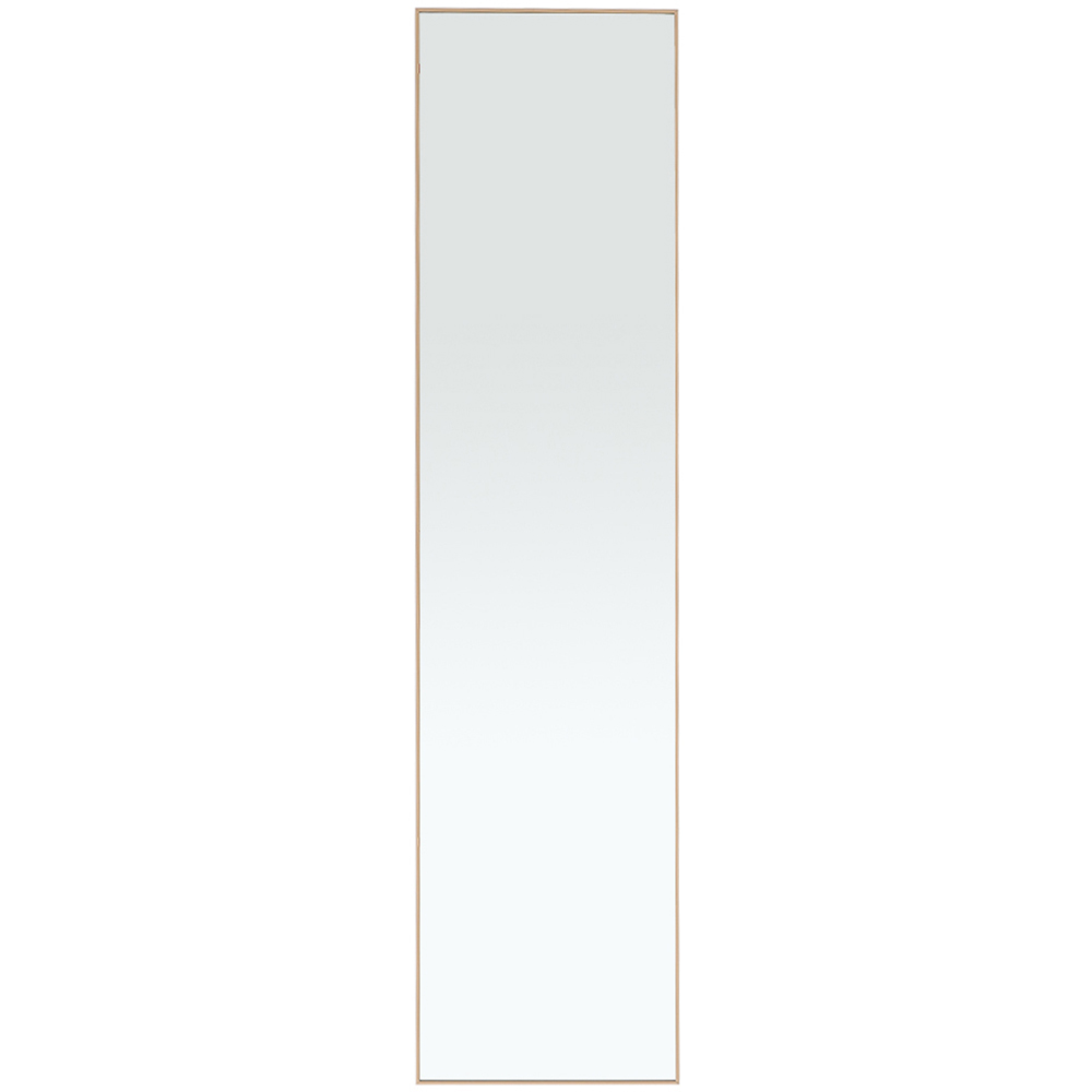 Living and Home Gold Frame Over Door Full Length Mirror 37 x 147cm Image 3