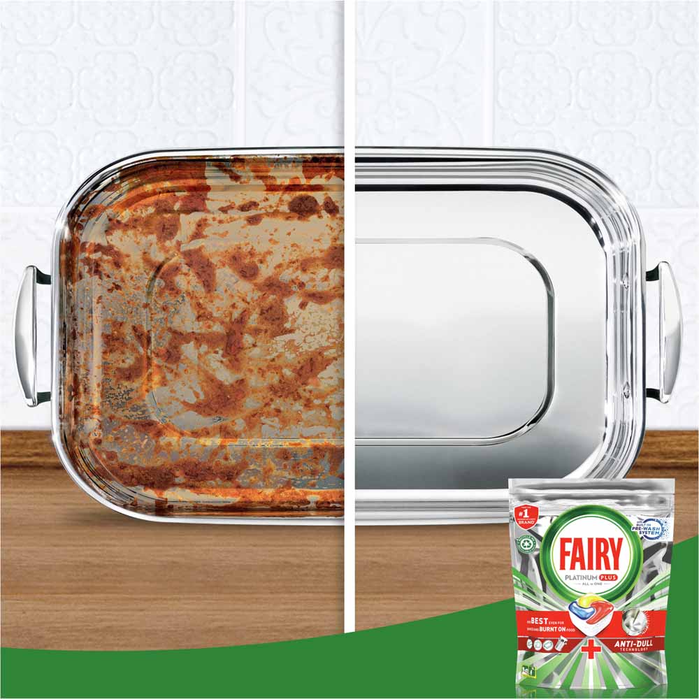 Fairy Platinum Plus Dishwasher Tablets Lemon 55 pack Wilko