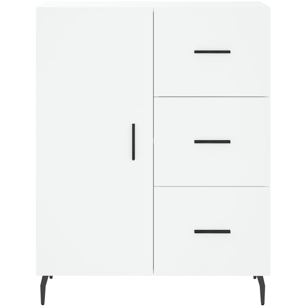 vidaXL 3 Door 3 Drawer White Highboard Image 8