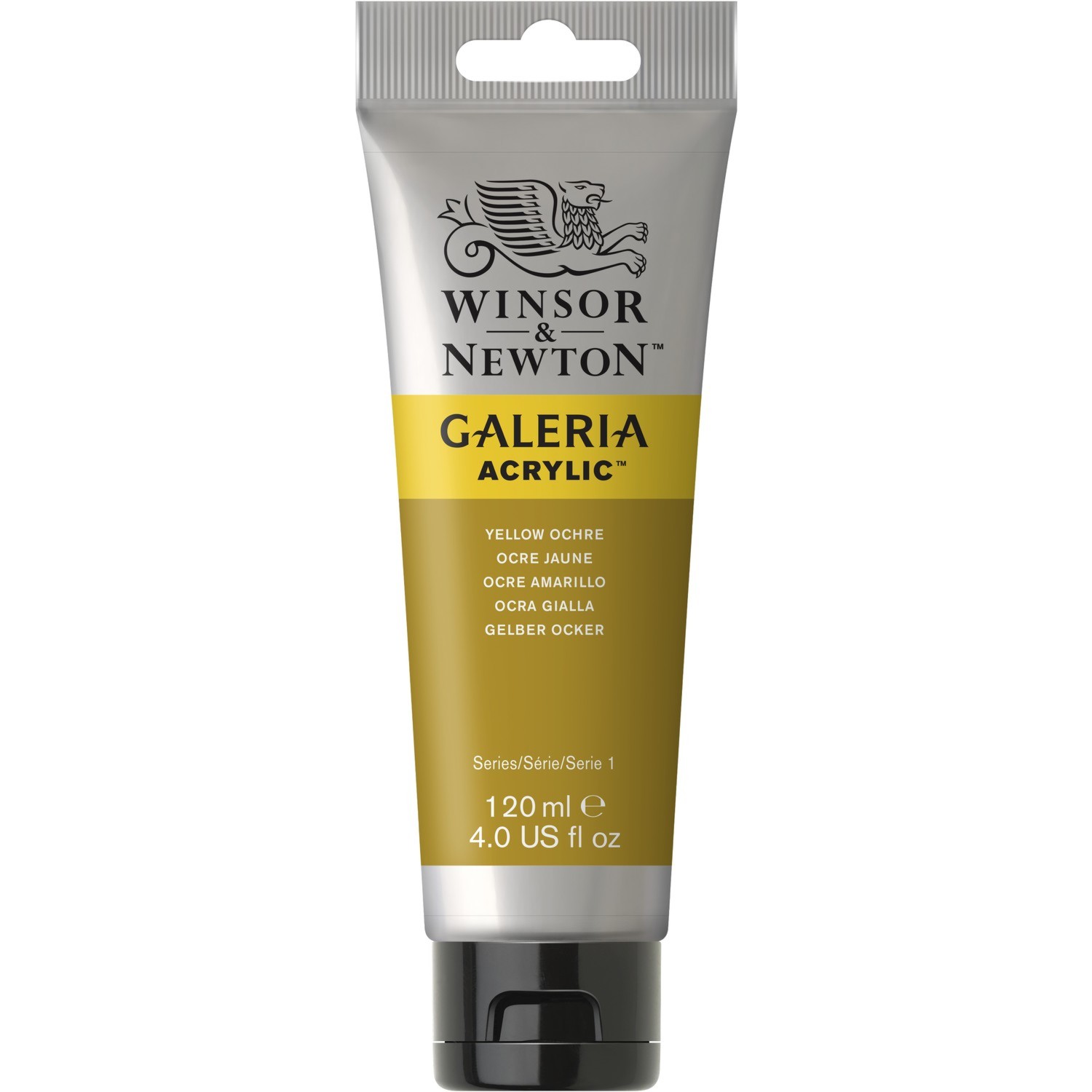 Winsor and Newton 120ml Galeria Acrylic Colour Paint - Yellow Ochre Image