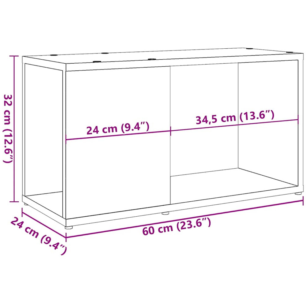 vidaXL Artisan Oak TV Cabinet Image 9
