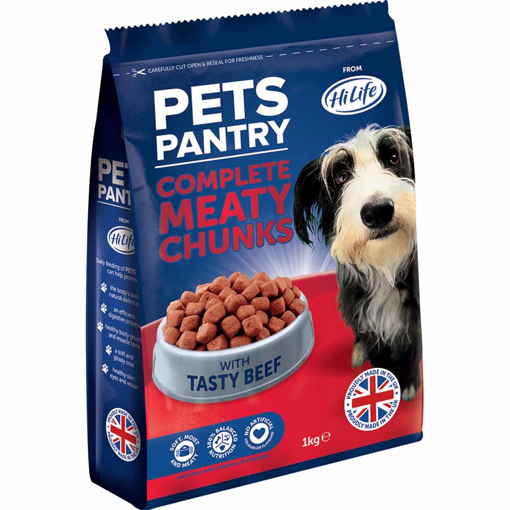 HiLife Pets Pantry Beef Complete Dog Food 1kg Wilko