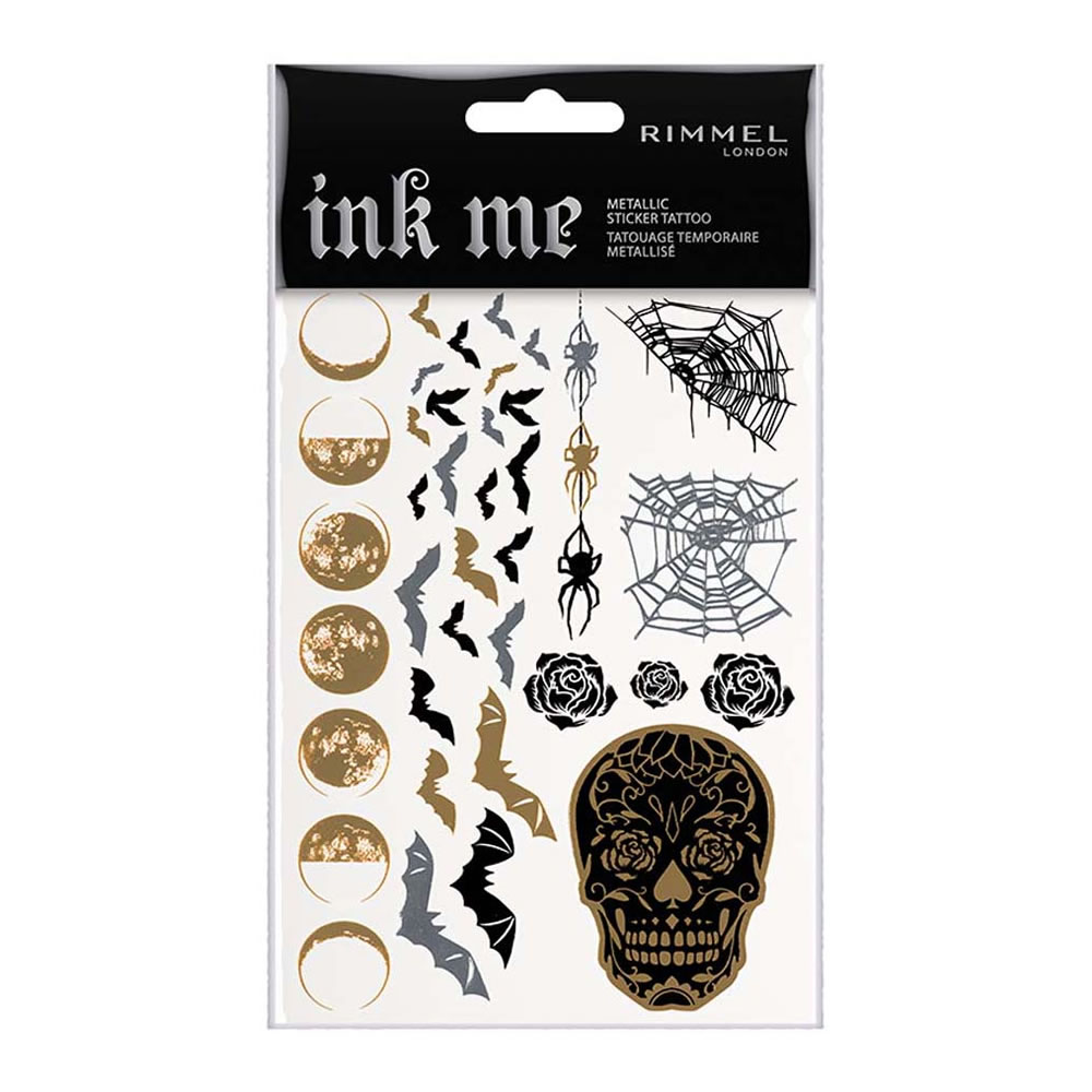 Rimmel Ink Me Halloween Temporary Tattoos 5 Pack Image 1