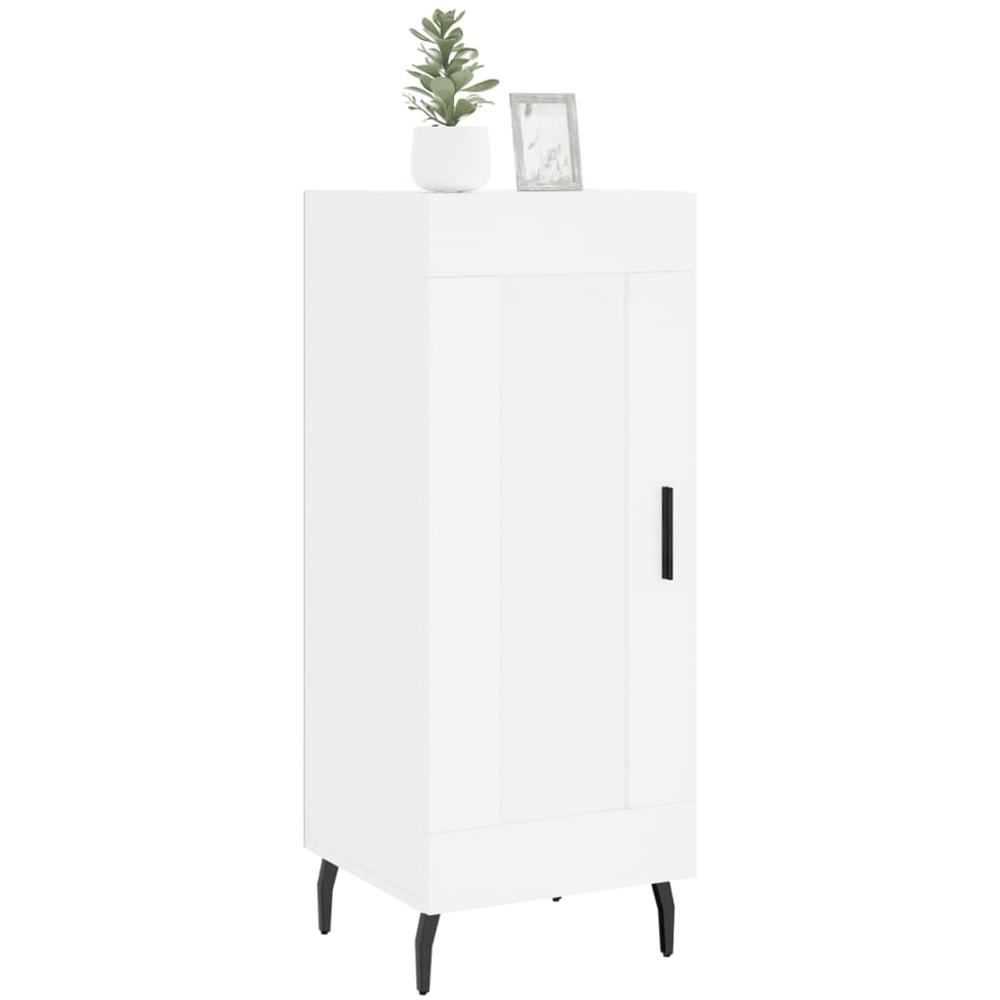 vidaXL Single Door White Sideboard Image 3