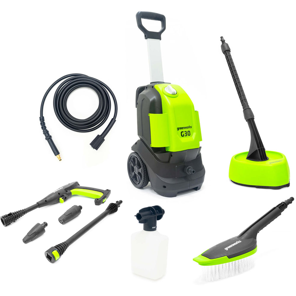 Greenworks GWG30HG Home and Garden Pressure Washer 1500W Image 1