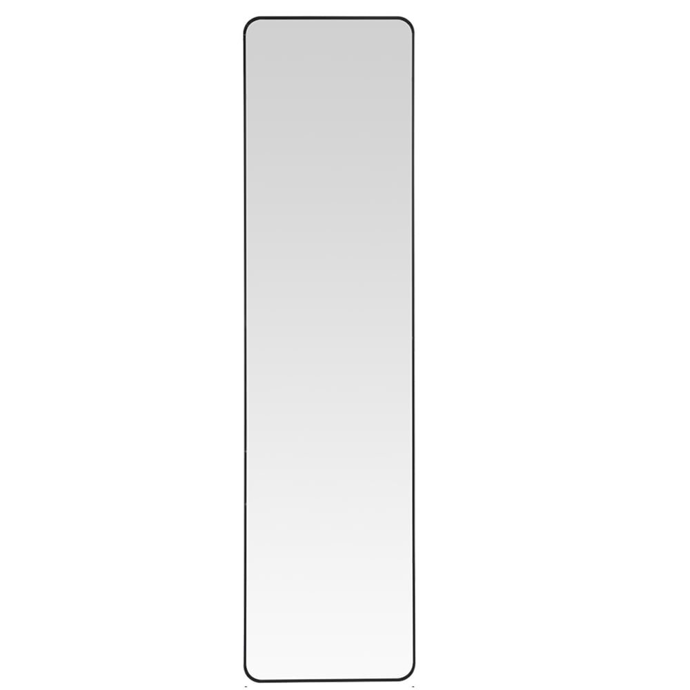 Living and Home Black Frame Full Length Door Mirror 37 x 147cm Image 1