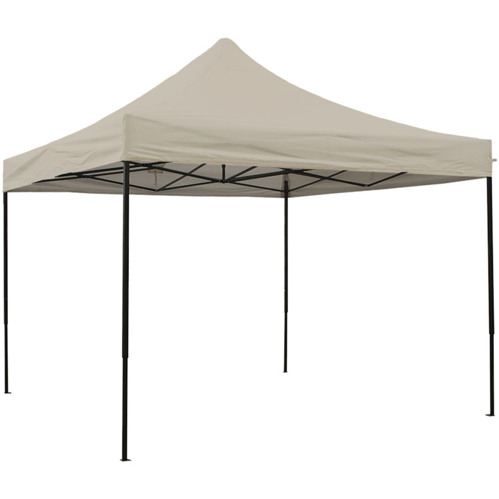 Jack Stonehouse 2.5 x 2.5m Beige Pop Up Gazebo Image 3