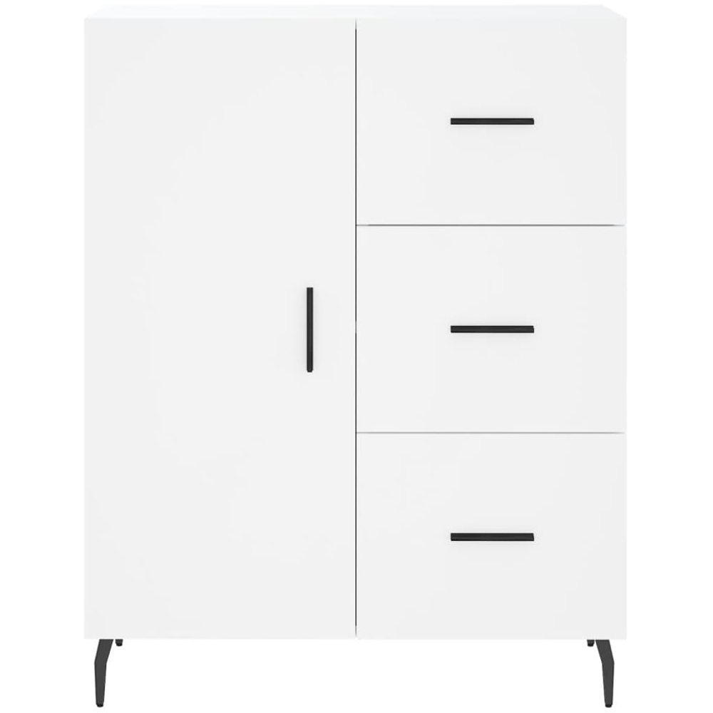 vidaXL 3 Door 3 Drawer White Highboard Image 8