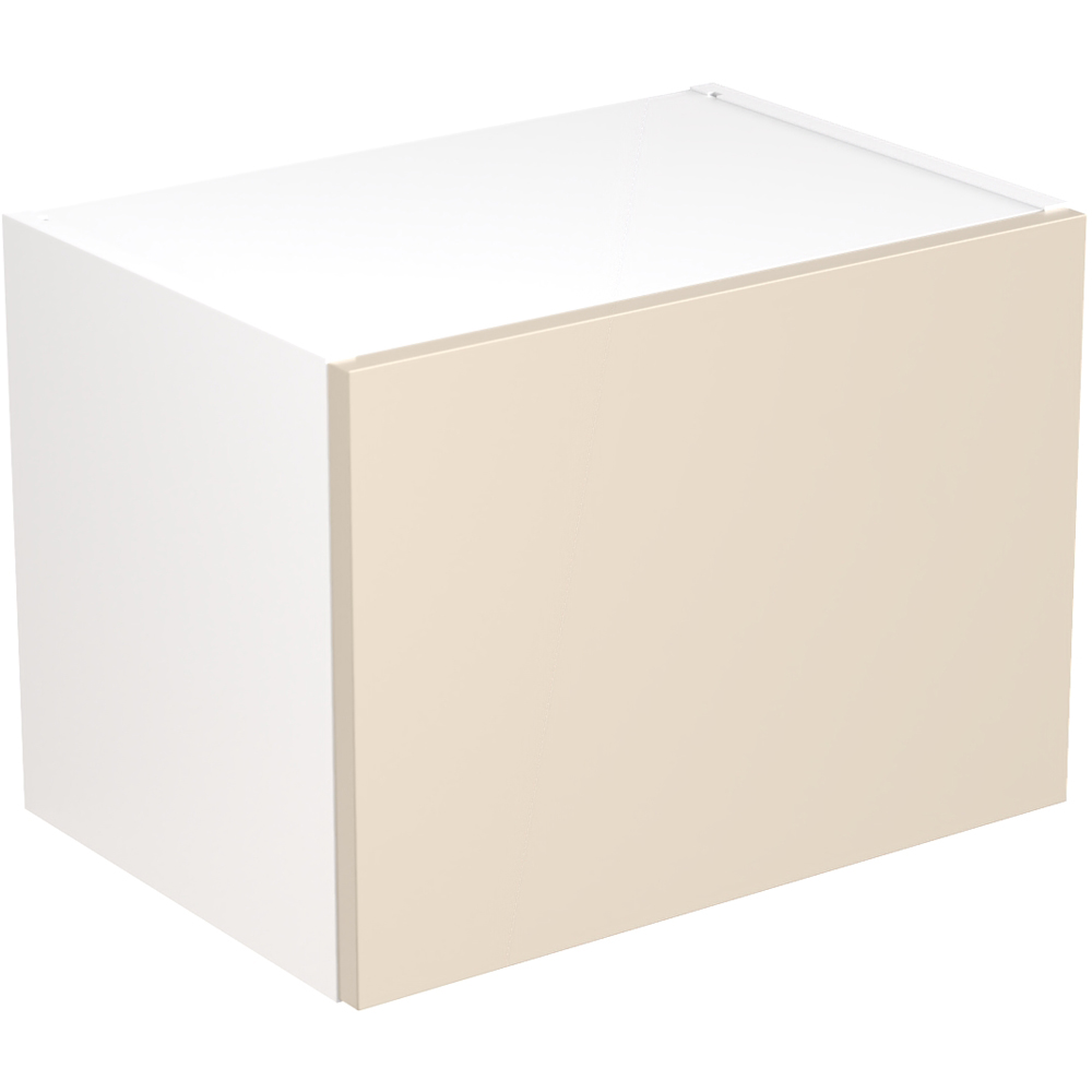 Kitchen Kit Slab Gloss Cashmere Flatpack Short Bridging Wall Kitchen Cabinet 500mm Image 1