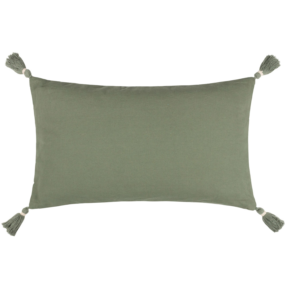 Yard Caliche Eucalyptus Tasselled Cushion Image 3