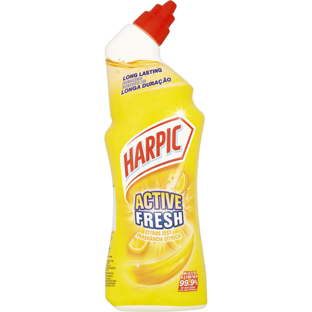 Harpic Citrus Active Fresh Gel Toilet Cleaner 750ml Image