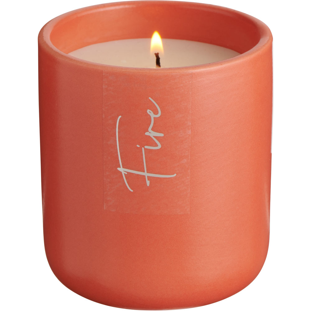 Natures Fragrance Elements Fire Candle 250g Image 1