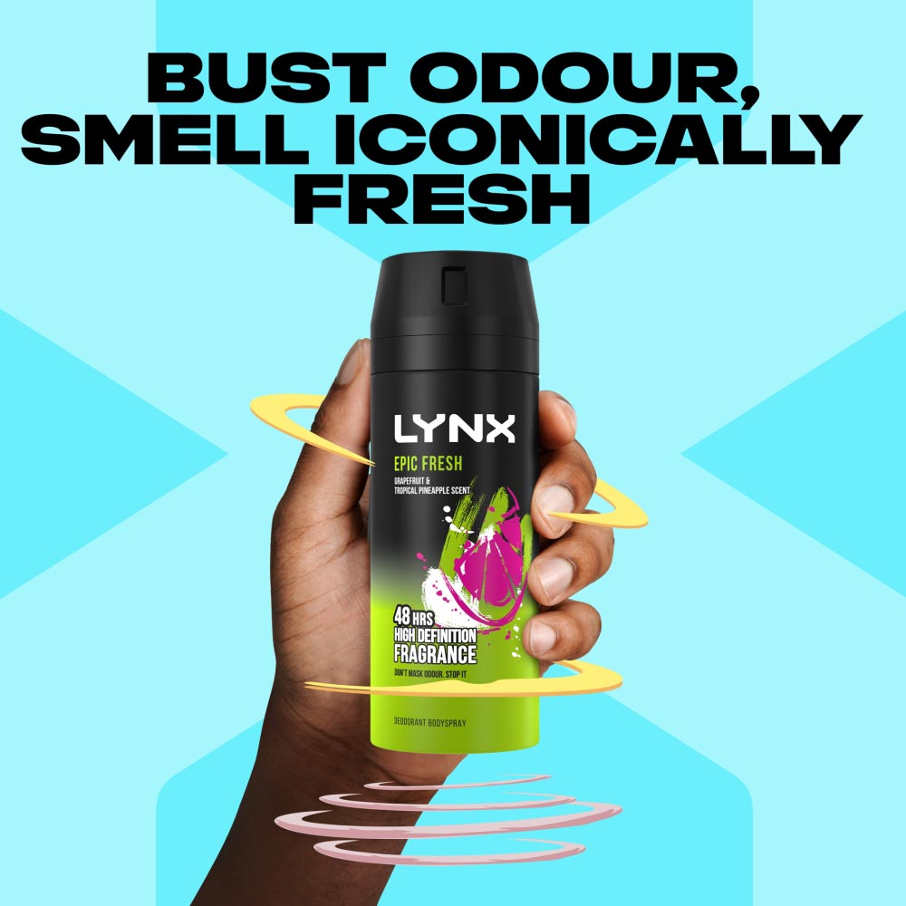 Lynx Epic Fresh Body Spray 150ml Image 8