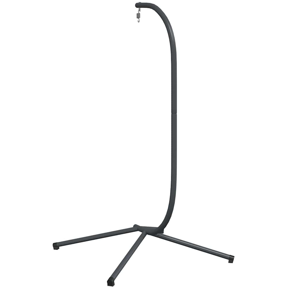 vidaXL Anthracite C-Shaped Hanging Egg Chair Stand Image 4