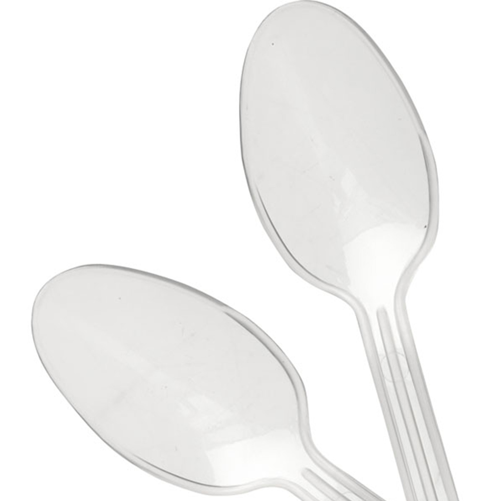 Wilko 30 Pack Reusable Plastic Tea Spoons   Image 5