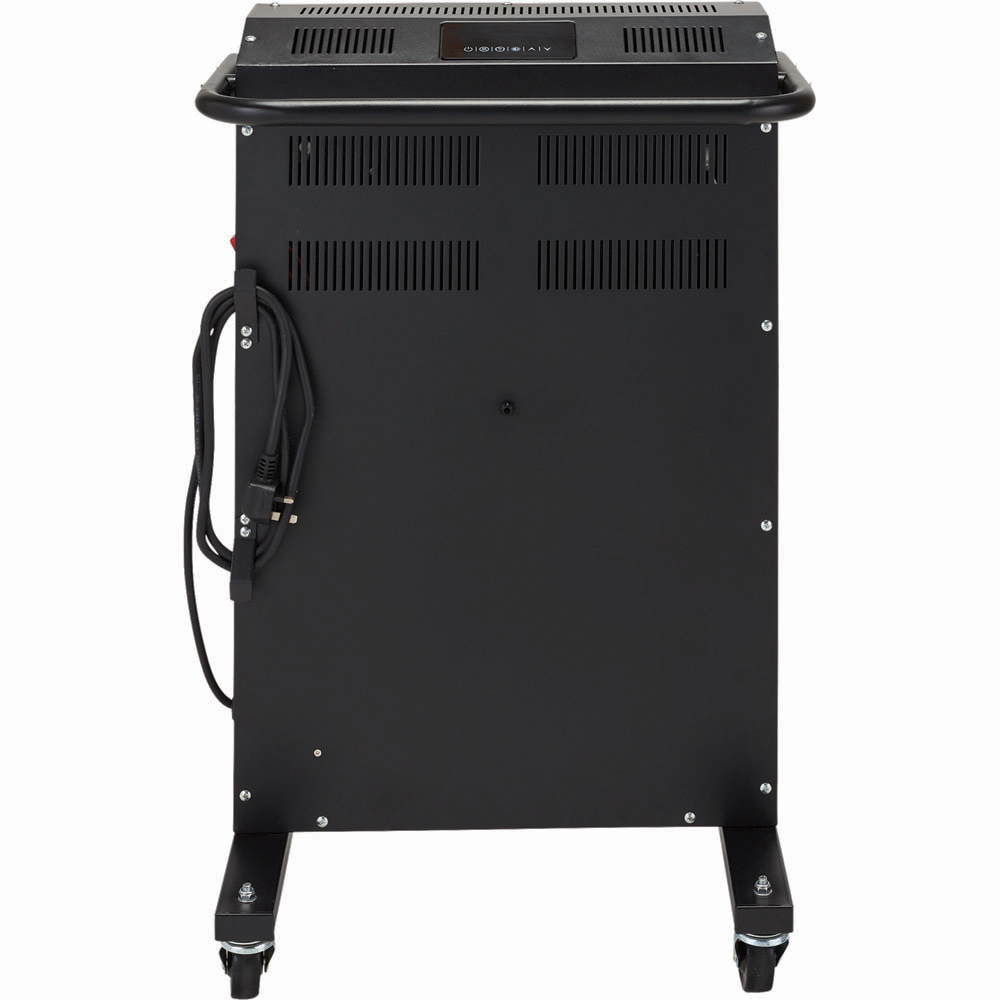 Draper Black Infrared Cabinet Heater 2800W Image 4