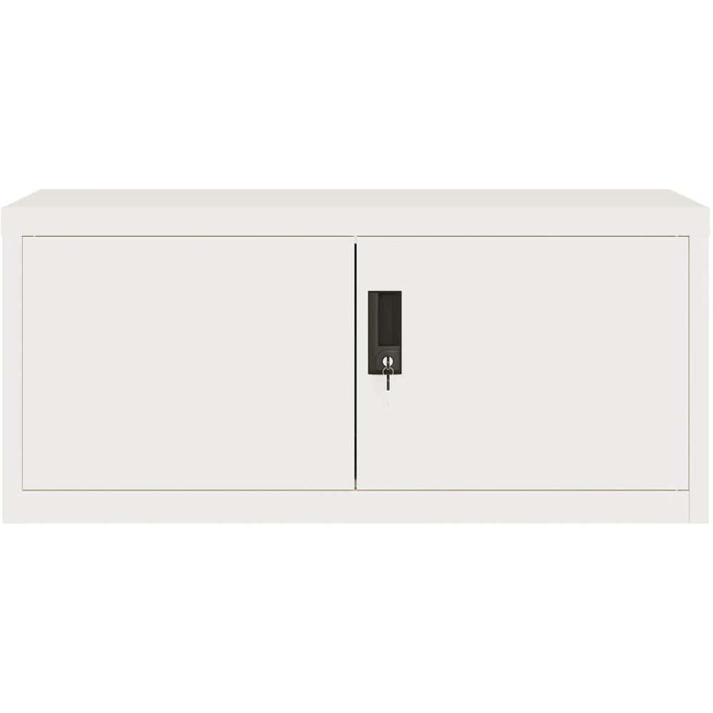 vidaXL 4 Door White Steel Tall File Cabinet Image 4