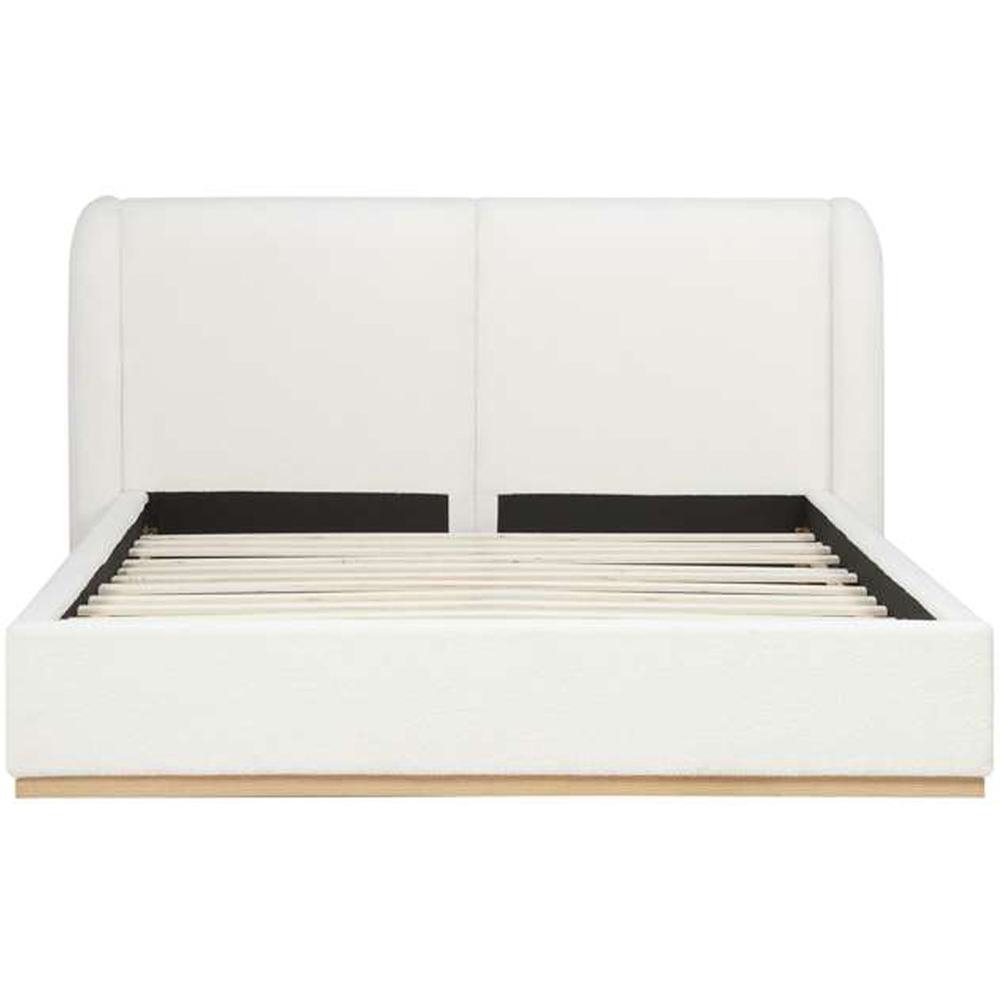 Birlea Eden King Size Boucle Bed Frame with Curved Headboard Image 3