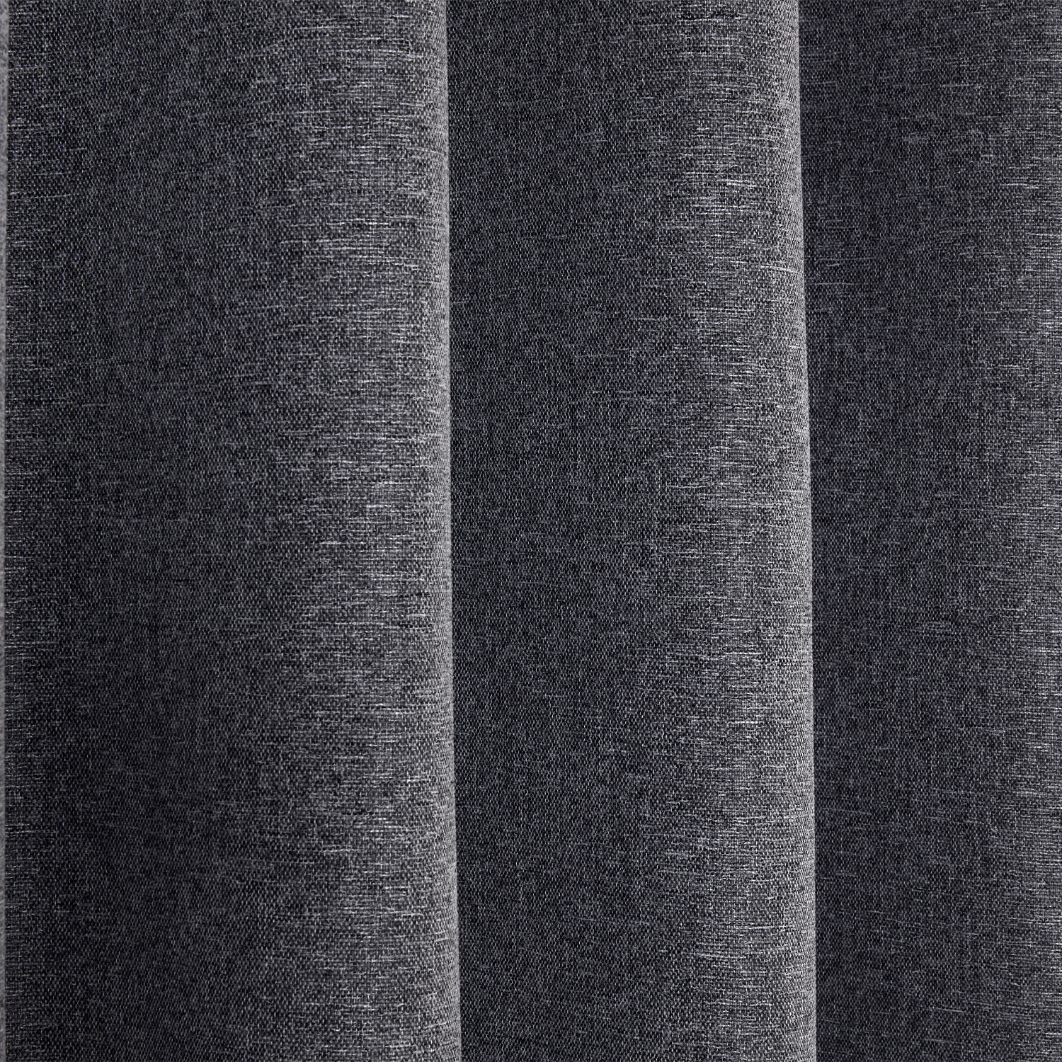 Dusk Eyelet Curtain Charcoal 137cm 168cm Image 4