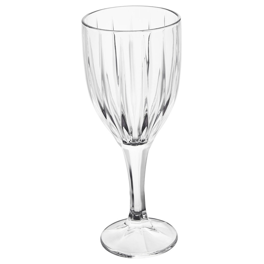 Premier Housewares Beaufort Crystal Clear Wine Glasses 4 Pack Image 2