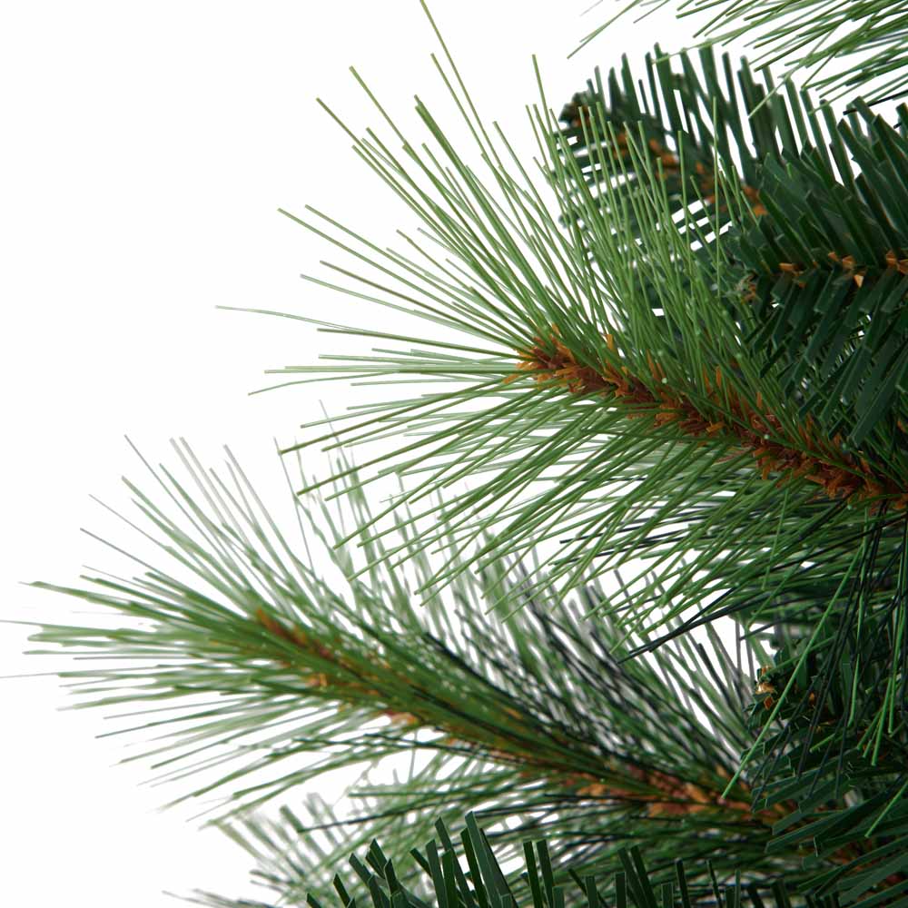 Wilko 6ft Festive Foliage Half Artificial Christmas Tree Image 3