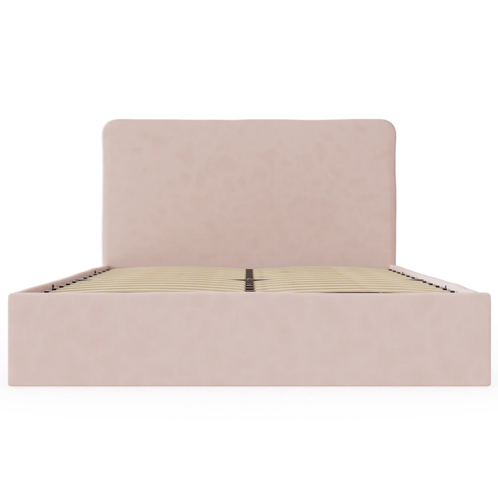 GFW Chiswick Small Double Soft Pink Ottoman Bed Image 2