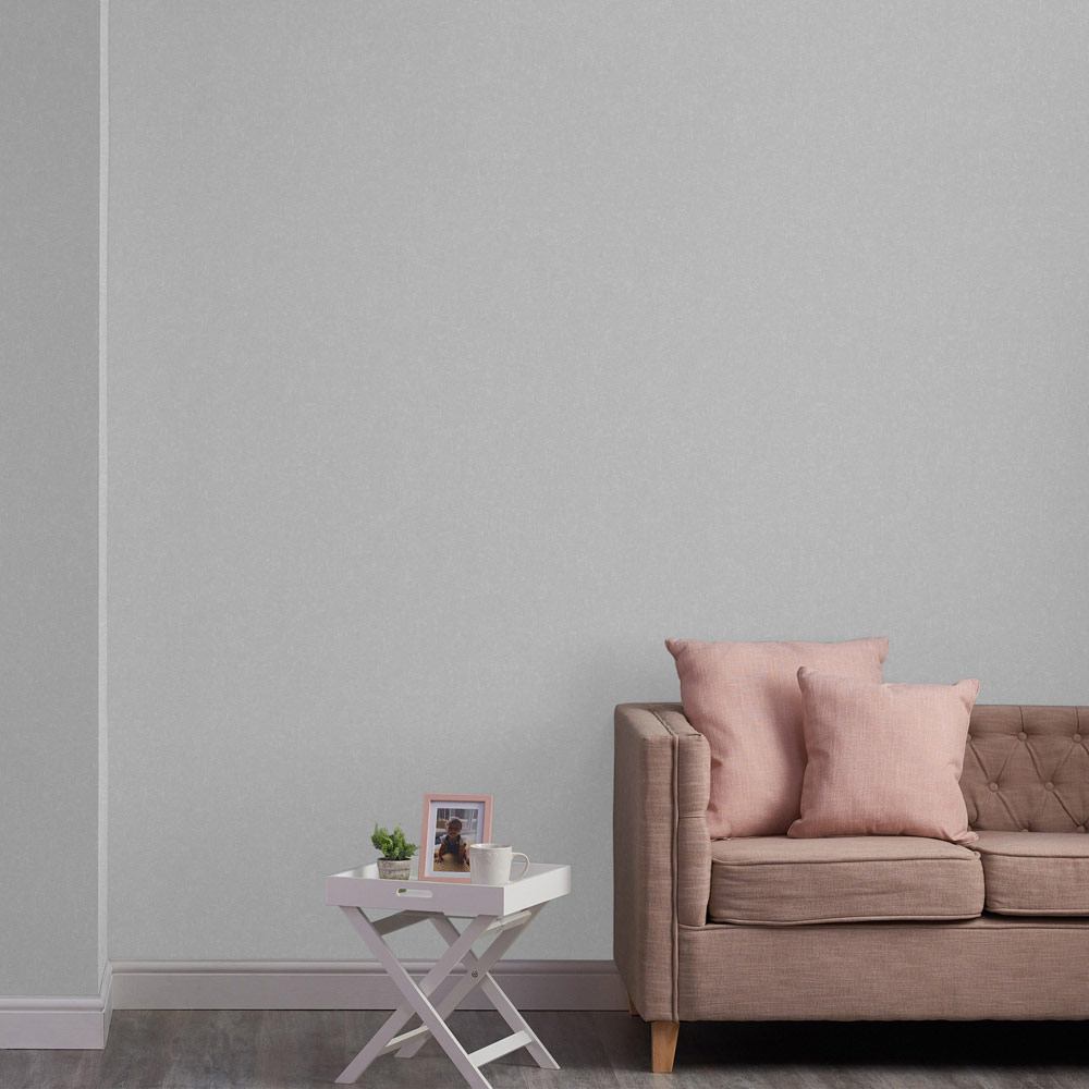 Superfresco Hessian White Textured Vinyl Paintable Wallpaper Wilko