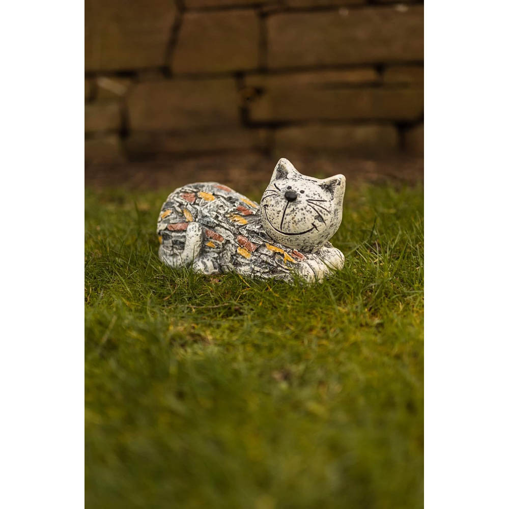 Marco Paul Stone Effect Resin Cat Garden Ornament Image 6