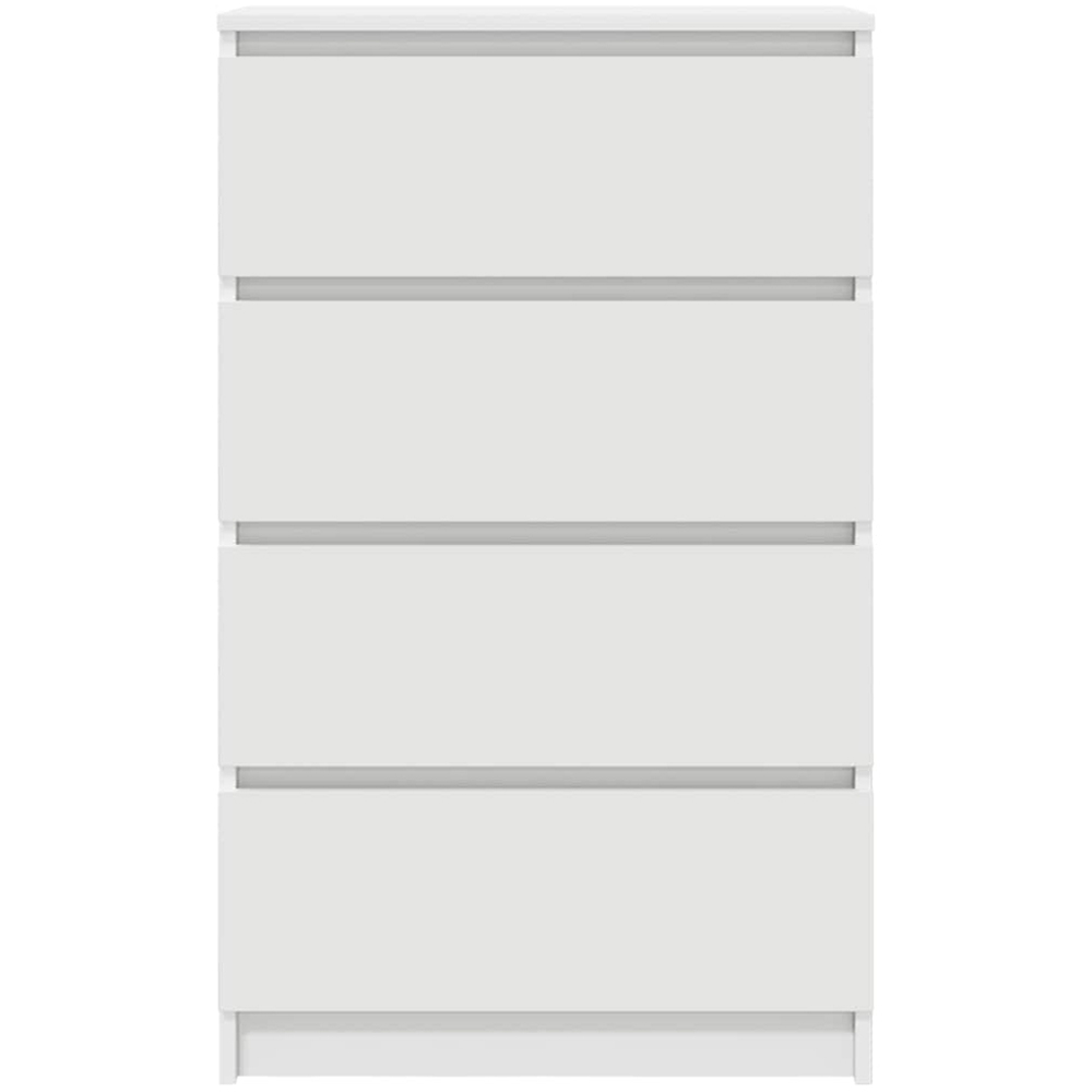 vidaXL 4 Drawer White Sideboard Image 5