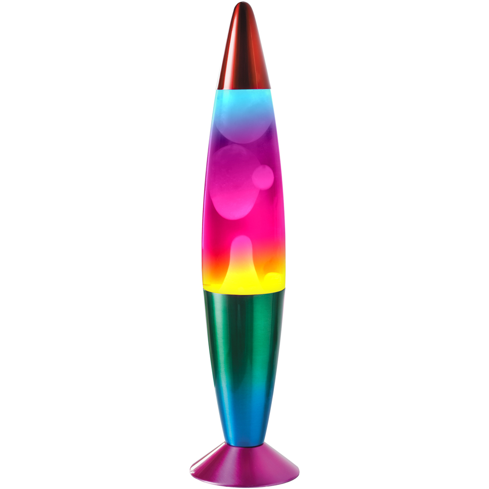 Global Gizmos Rainbow Lava Lamp 16 inch Image 1