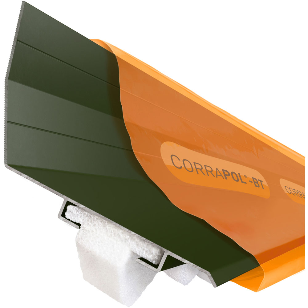 Corrapol-BT Green Rock n Lock Wall Top Flashing 2m Image 1