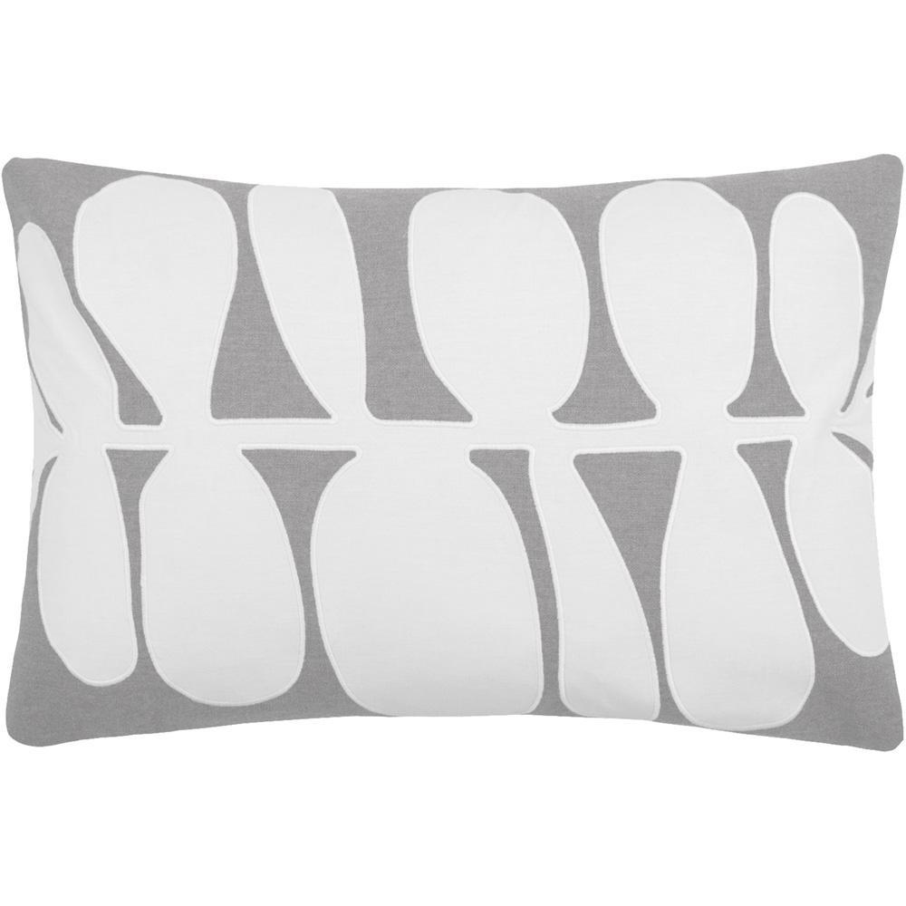 Voyage Maison Guava Steel Embroidered Feather Rich Cushion 40 x 60cm Image 1